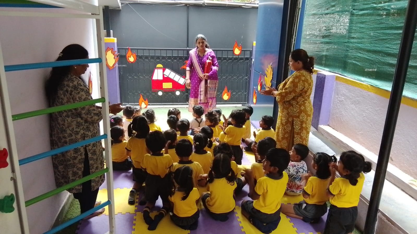 fire-drill-kidzee-kalyan-nagar
